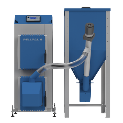 Kocioł na pellet PELLPAL moc 8 kW ze sterownikiem PELLPAL PID